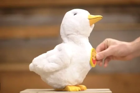 demonstration of My Special Aflac Duck